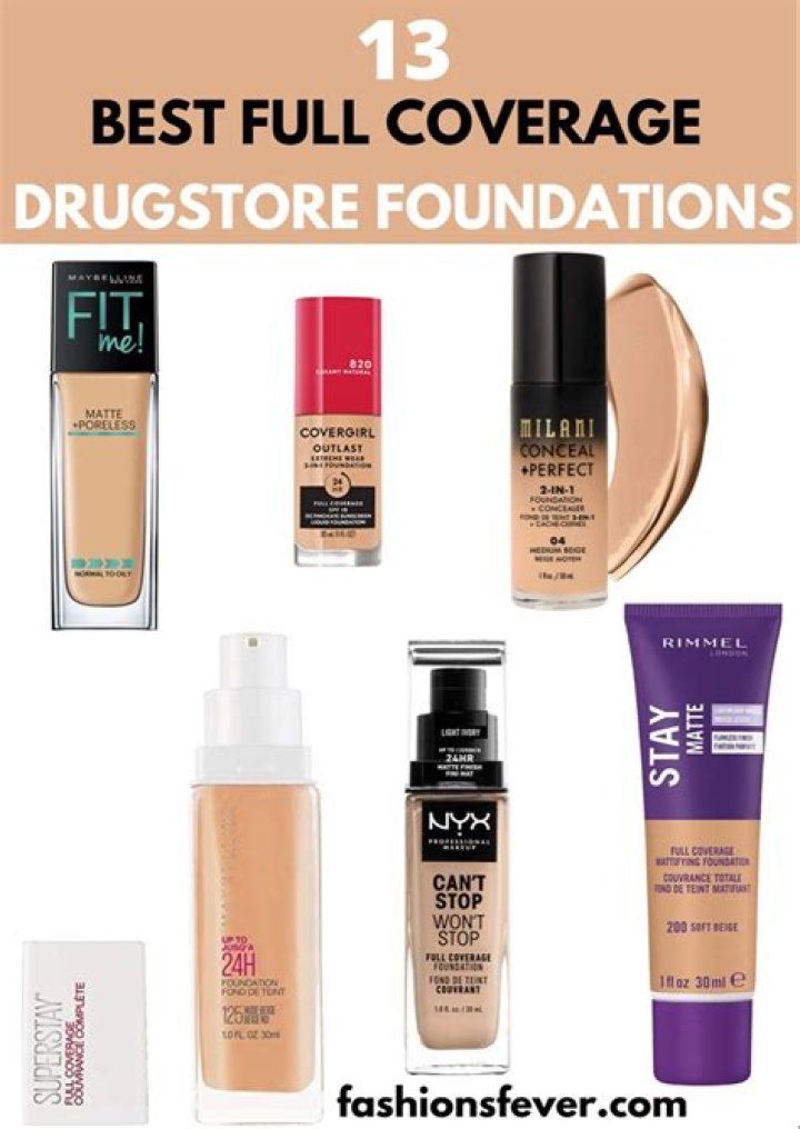 Best Drugstore Foundation For Full Coverage: Our Top Picks