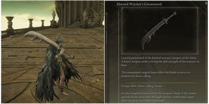 Discover the Legendary Horned Warrior's Greatsword