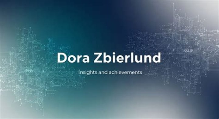 Dora Zbierlund: A Rising Star Worth Knowing