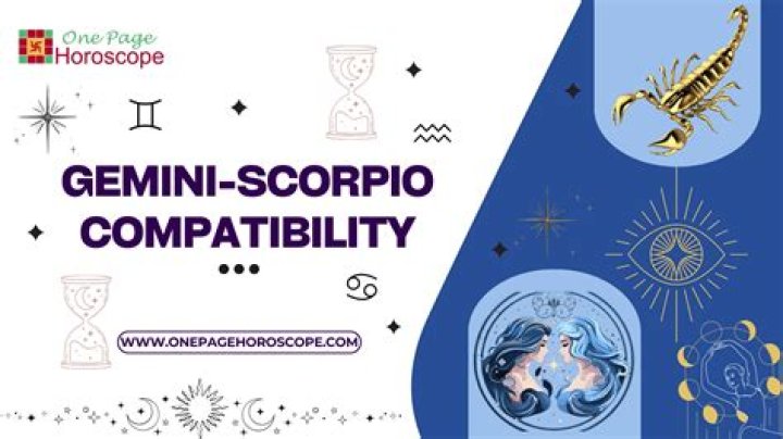 Gemini and Scorpio Compatibility: Exploring the Dynamics of Two Contrasting Signs