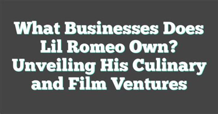 How Much Is Lil Romeo Worth Today: Unraveling His Financial Success