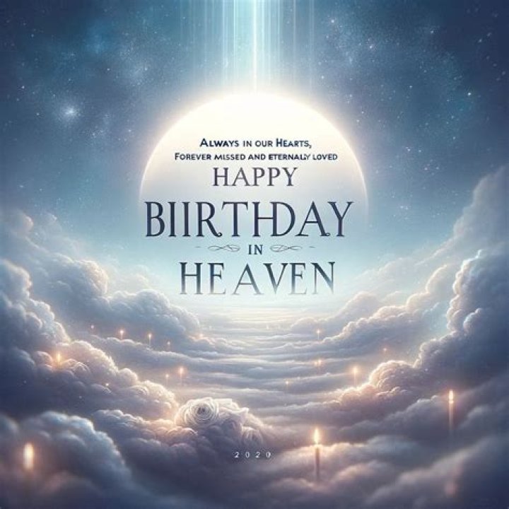 Wonderful Happy Birthday in Heaven Images That Will Touch Your Heart